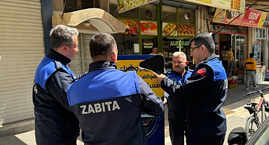 Kilis'te iş yerlerinde reklam tabelası denetimi