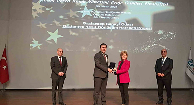 Gaziantep Sanayi Odası'na KALDER tarafından ödül verildi