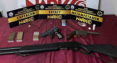 Kilis'te 24 uyuşturucu operasyonunda 4 tutuklama