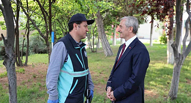 Şahinbey Belediyesi'nden viral çevre temizlik videosu