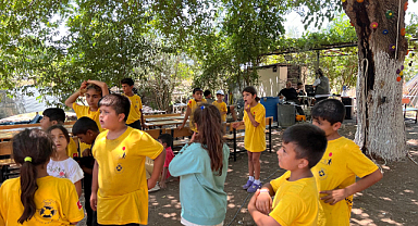 Çocuklar hem eğlendi hem de öğrendi