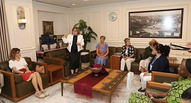 Başkan Fatma Şahin diplomat eşlerini konuk etti