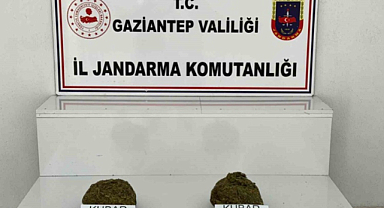 Gaziantep'te jandarma ekipleri büyük miktarda esrar ele geçirdi