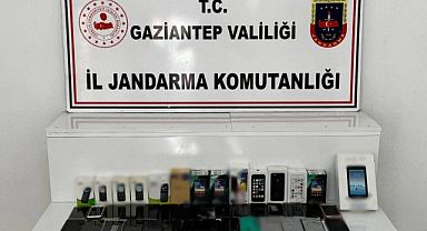 Gaziantep'te jandarmadan kaçak telefon operasyonu