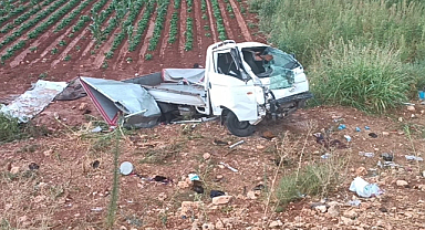 Gaziantep'teki kamyonet kazasında 1 ölü ve 22 yaralı!