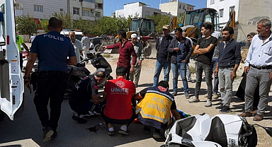 Kilis'te motosikletlerin çarpıştığı kazada 2 kişi yaralandı