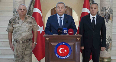 Kilis Valisi Şahin'den faaliyetlere ilişkin sunum