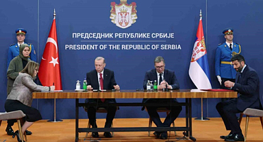 Başkan Şahin, Cumhurbaşkanı Erdoğan'ın Sırbistan ziyaretine katıldı