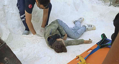 Ceylanpınar'da feci ölüm! İnşaat işçisi. 5 kattan düştü