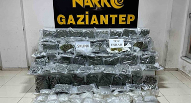 Gaziantep'te yüklü miktarda uyuşturucu ele geçirildi: 4 tutuklama