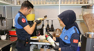 Haliliye Belediyesi zabıtasından kafelerde denetim