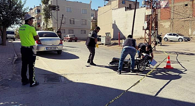 Kilis'te otomobille motosikletin çarpıştığı kazada 1 yaralı
