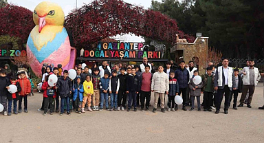 Gaziantep Doğal Yaşam Parkı’nın özel ziyaretçileri yetim çocuklar oldu
