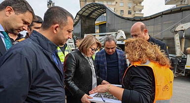 Gaziantep'teki Tugay Köprülü Kavşağı’nda iyileştirme çalışması