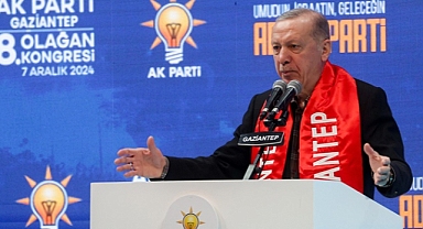 Cumhurbaşkanı Erdoğan, AK Parti Gaziantep İl Kongresi'ne katıldı
