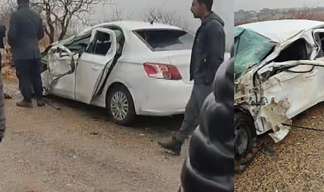 Nizip'te halk otobüsüyle otomobil çarpıştı! 1'i ağır 5 yaralı