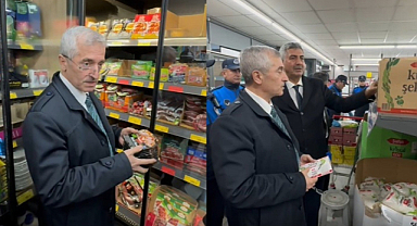 Şahinbey Belediye Başkanı Tahmazoğlu'ndan market denetimi
