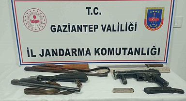 Gaziantep'te silah kaçakçılığı operasyonu: 3 tutuklama