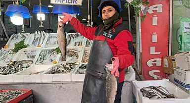 Kilis'teki kadın balıkçı: 